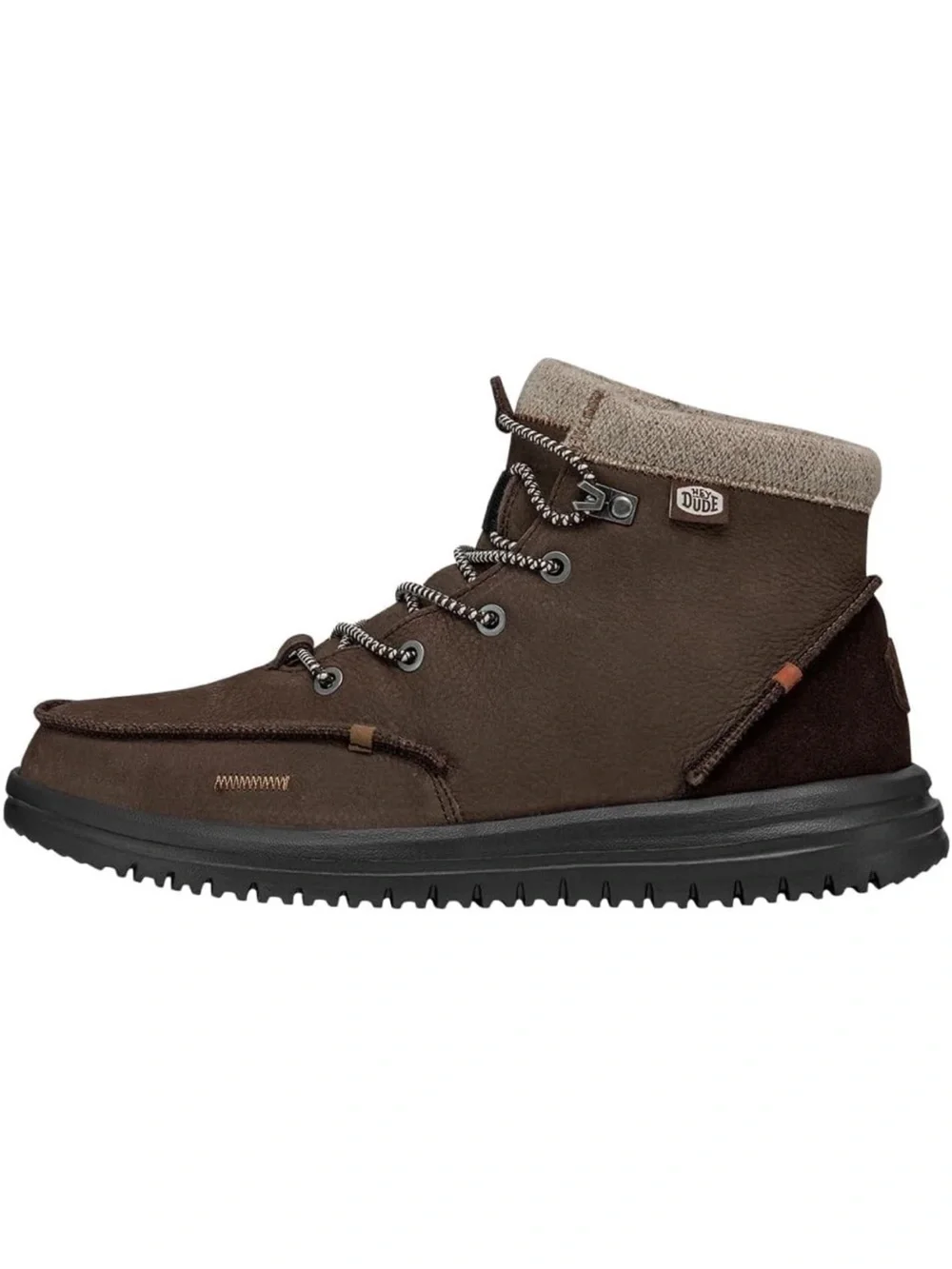 NWOB Hey Dude Bradley Leather Classic Brown Boots Men’s Size 9